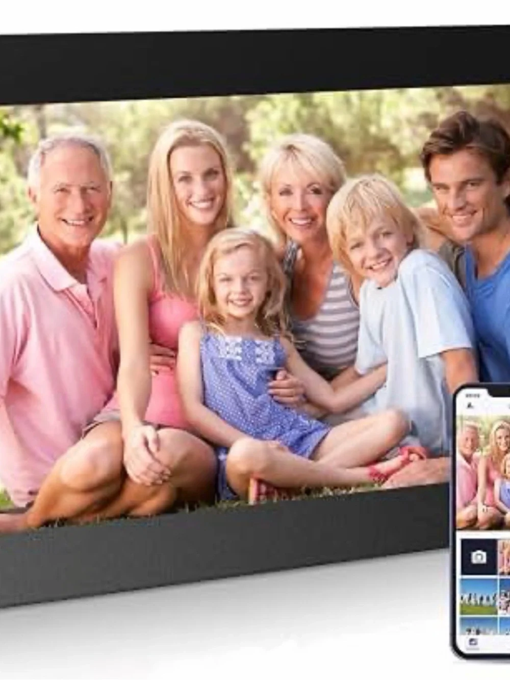 WiFi Cloud Digital Photo Frame 10.1 - Black